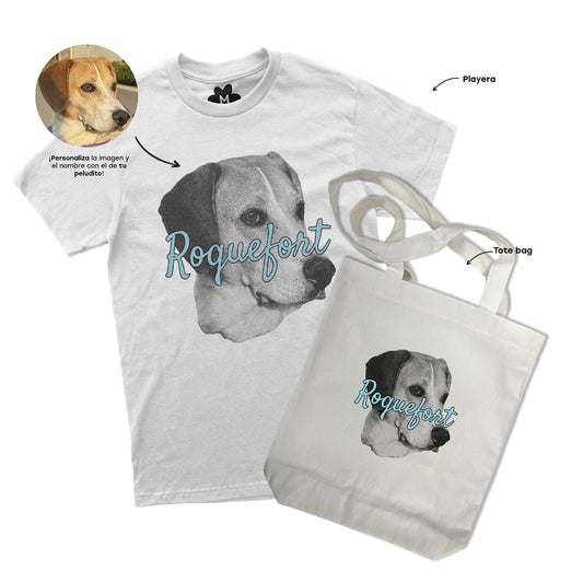 Kit Diseño Personalizado: Playera + Tote Bag