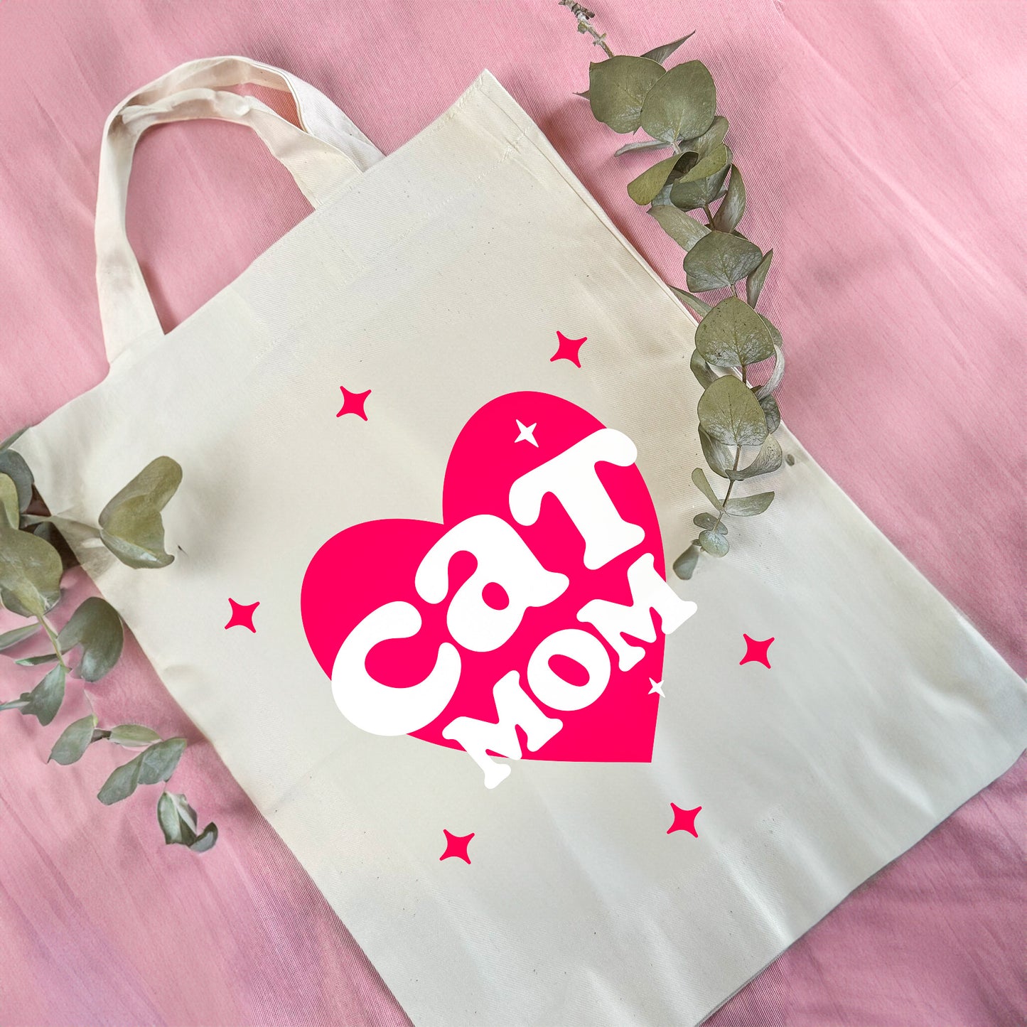 Tote Bag Cat Mom Edition