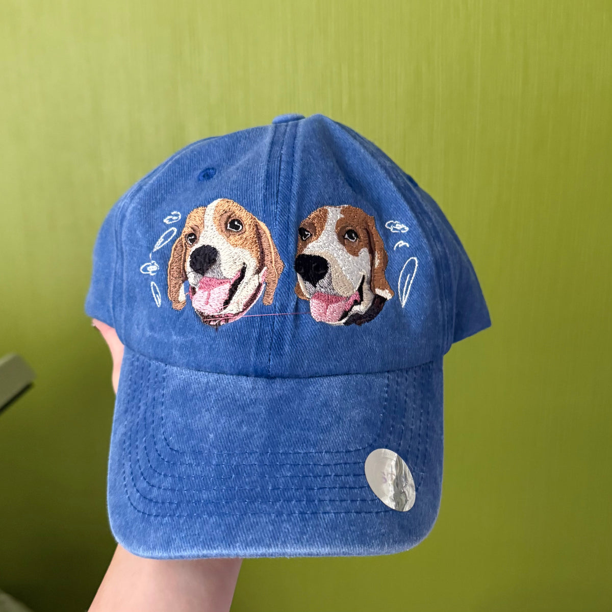 Gorra Personalizada Bordada con la foto de tu mascota
