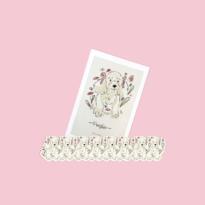 Kit personalizado: Print enmarcado + Stickers