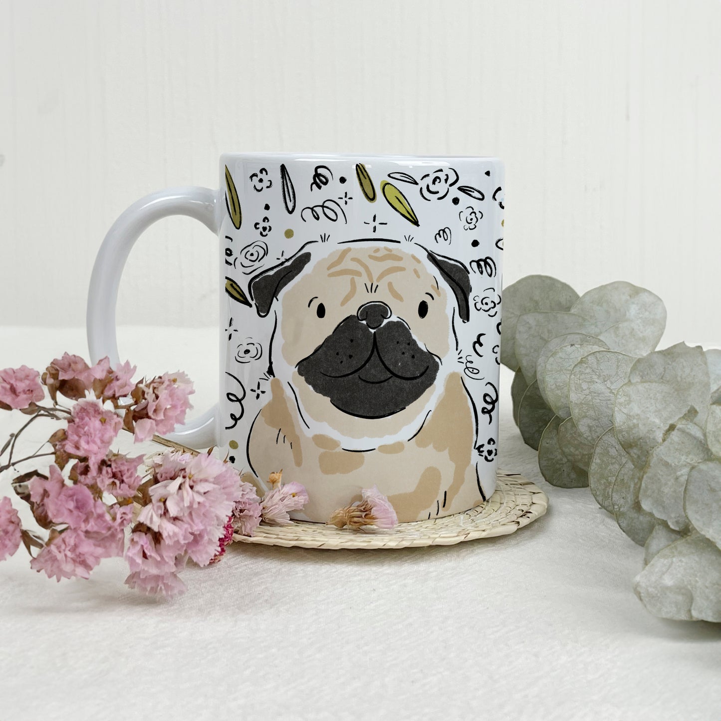 Kit Dog Lover: Tote bag + Taza + Libreta + Stickers - Diferentes razas disponibles