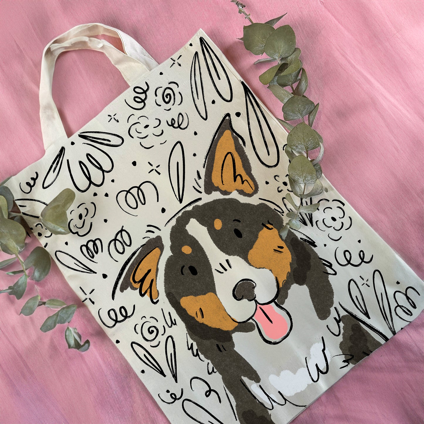 Tote Bag Border Collie Lovers Edition