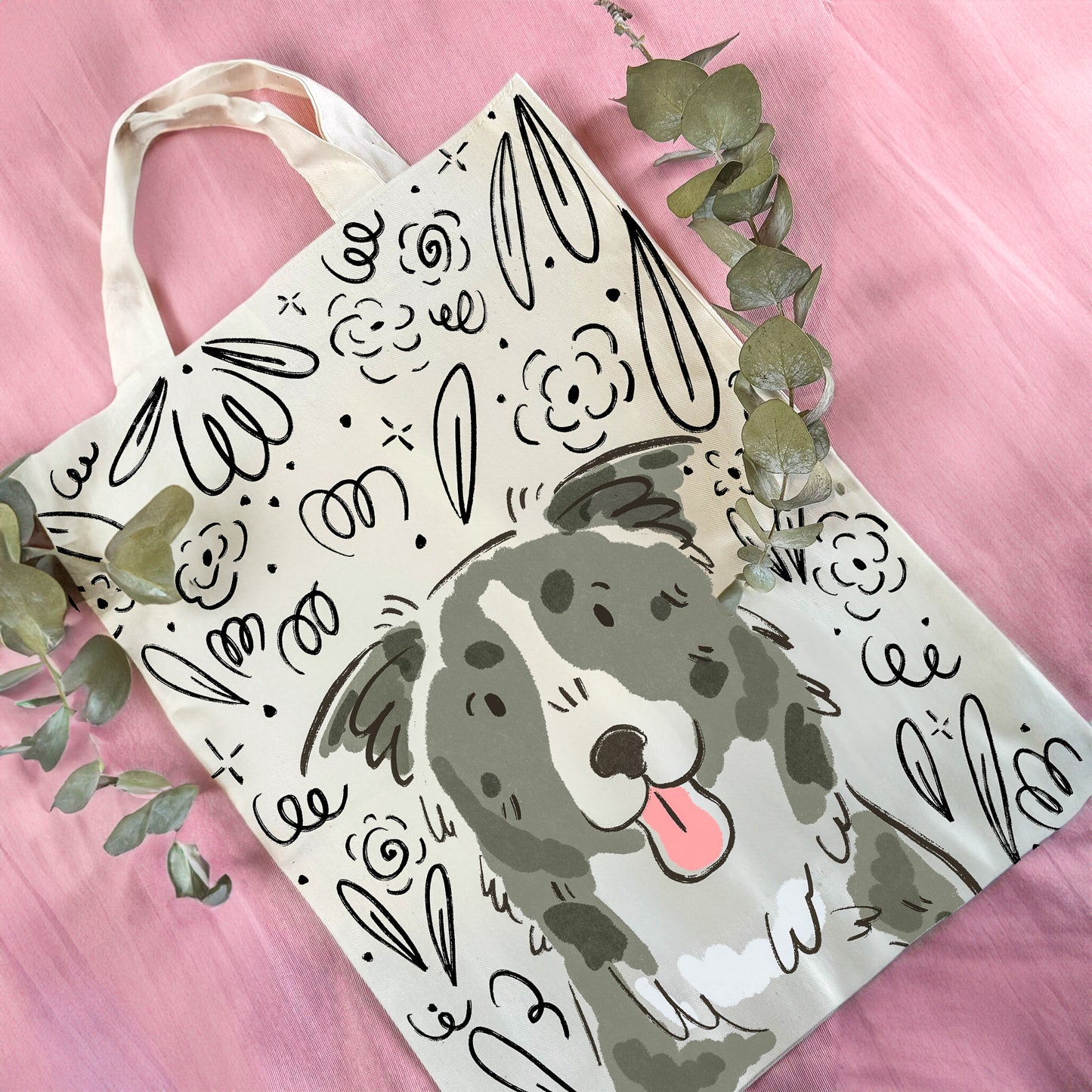 Tote Bag Border Collie Lovers Edition