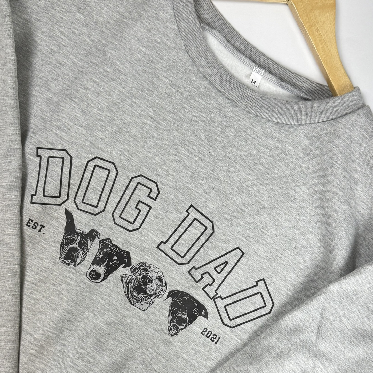 Sudadera Dog Dad Personalizada con Fotografía