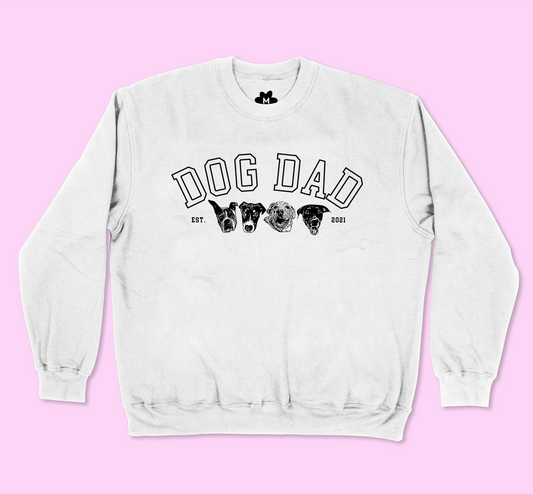Sudadera Dog Dad Personalizada con Fotografía