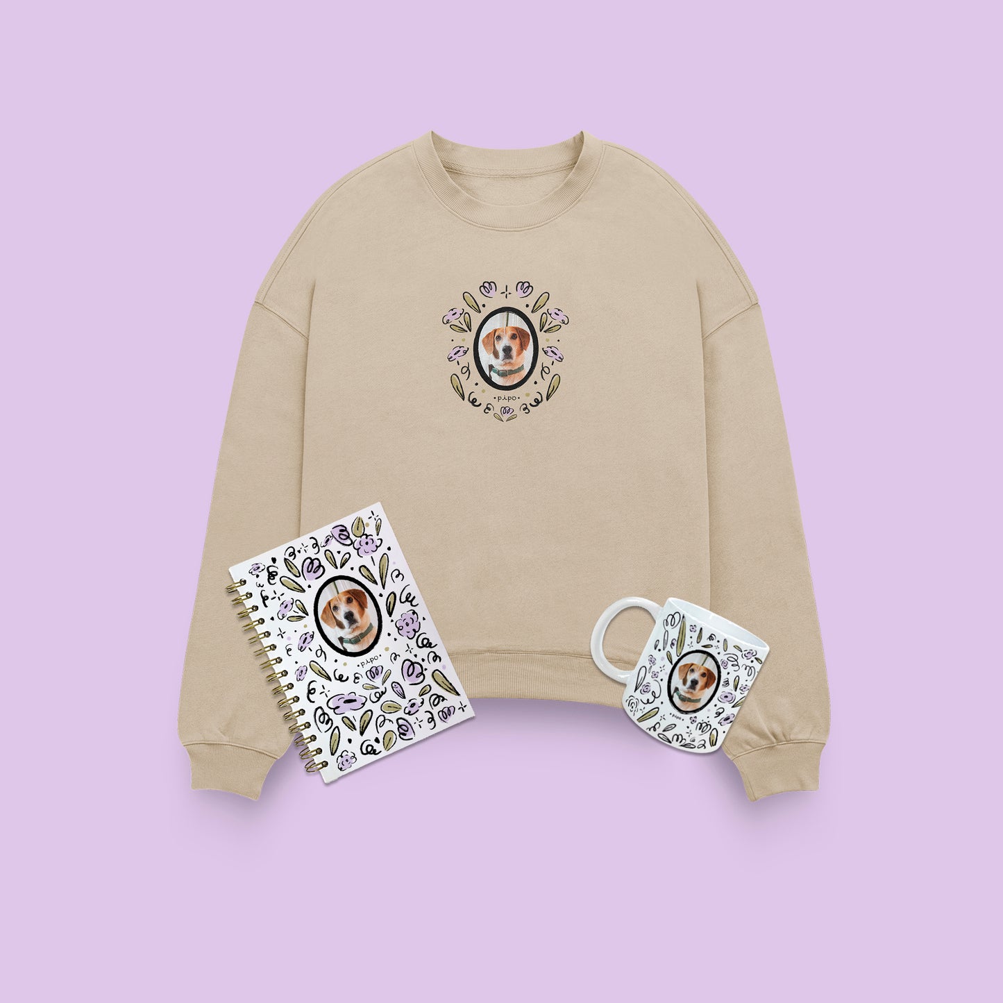 Kit Personalizado: Sudadera + Libreta + Taza