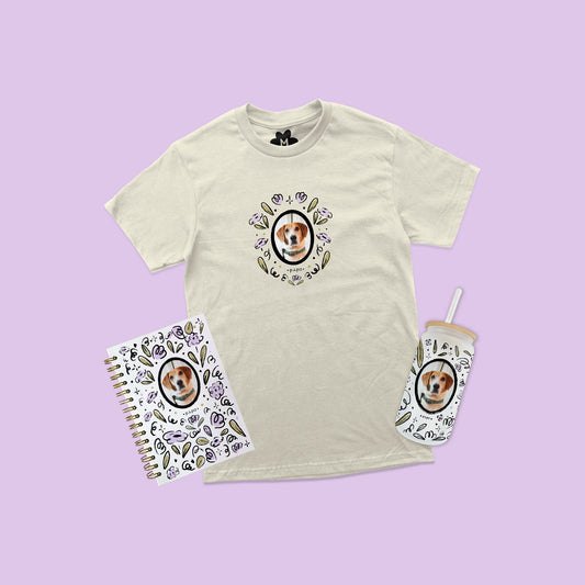 Kit Personalizado: Playera + Libreta + Vaso