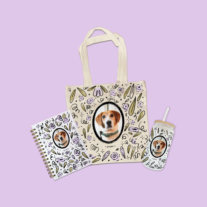 Kit Personalizado: Libreta + Tote Bag + Vaso