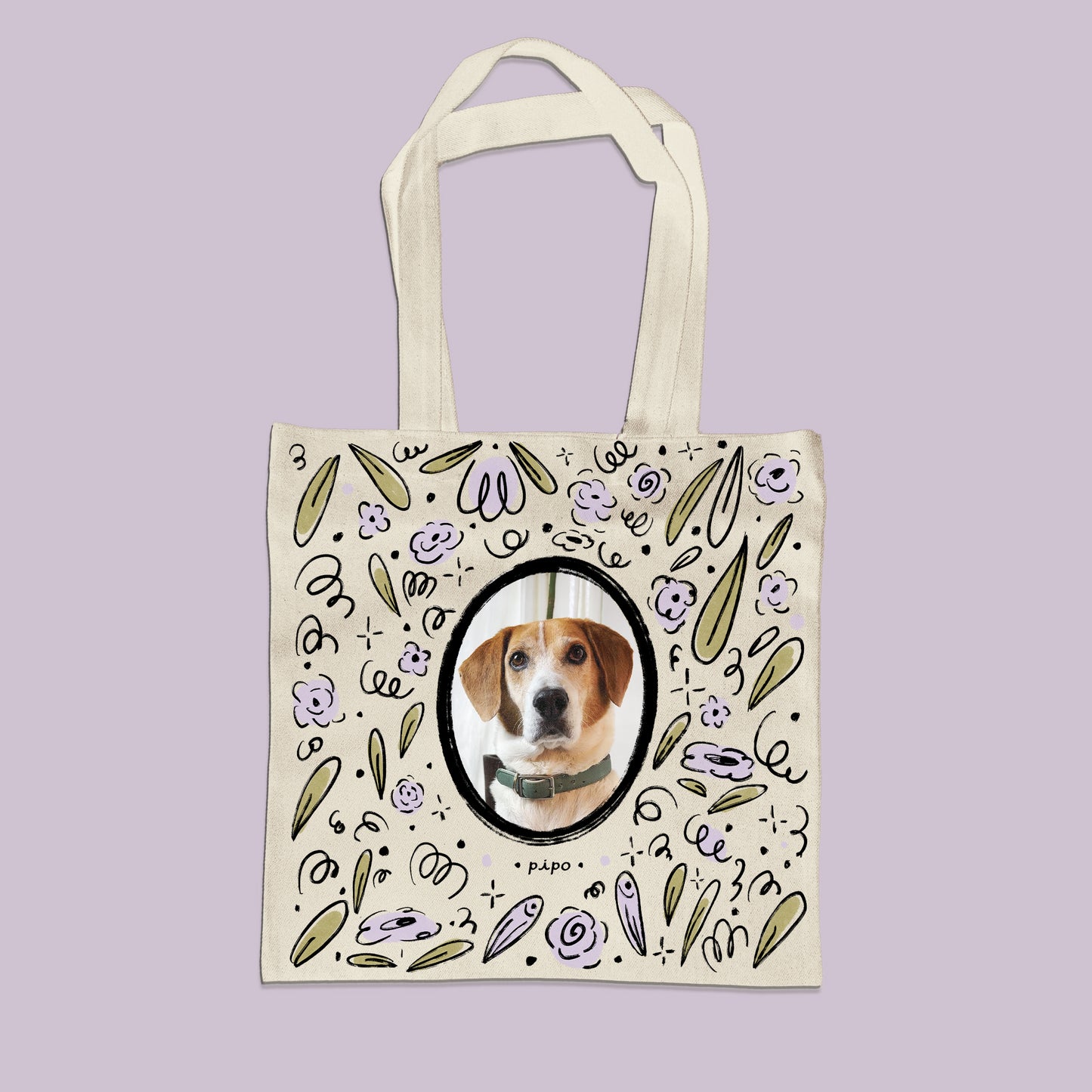 Tote Bag Full Personalizada Con Tu Mascota